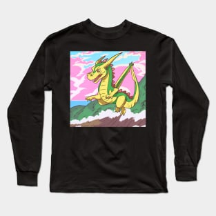 dragon fly in the sky Long Sleeve T-Shirt